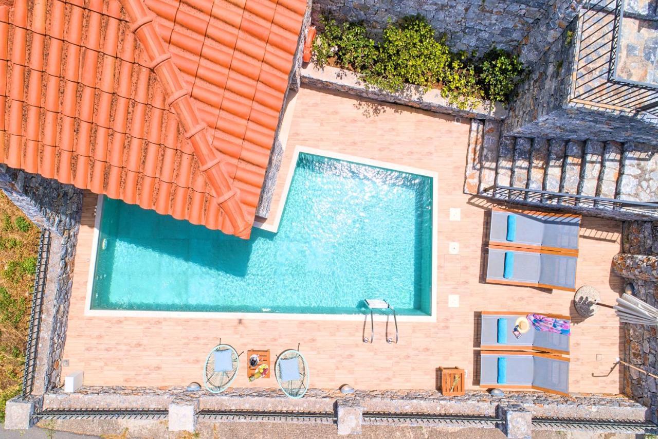 Acrothea Villa Heated Pool Chania  Bagian luar foto